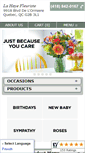 Mobile Screenshot of lahayefleuriste.com